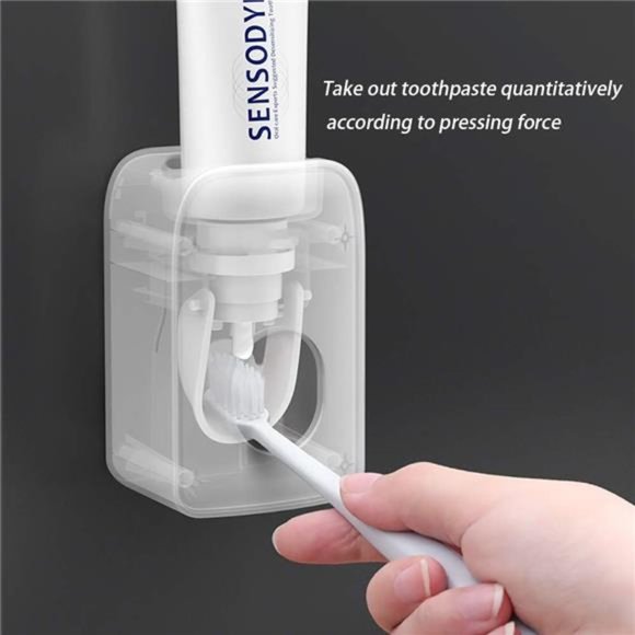 Toothpaste Dispenser 2 PCS Automatic Squeezer Dispenser for Bathroom - Picture 6 of 7